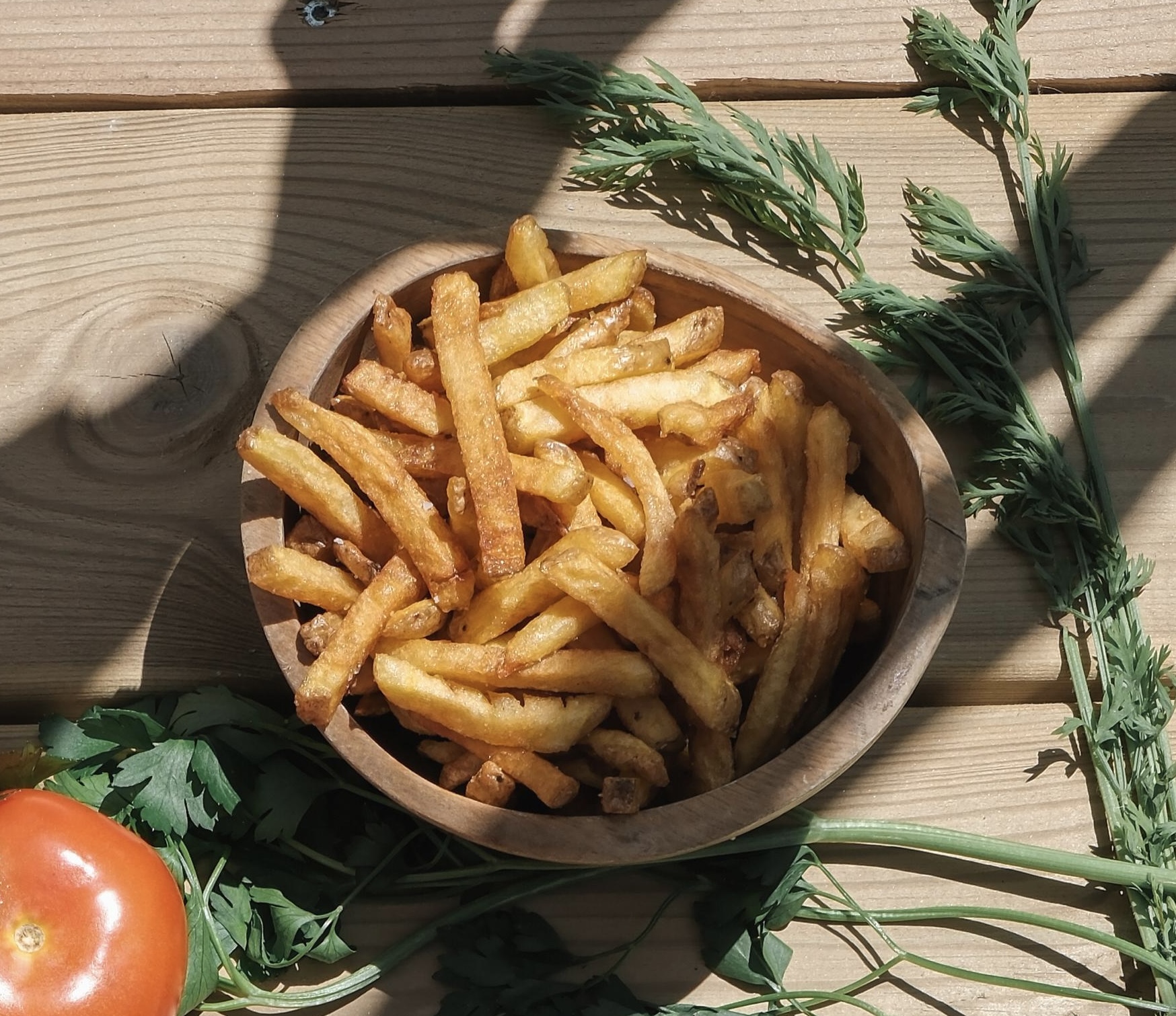 Assiette de frites