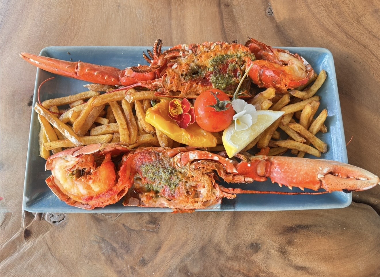 Homard Bleu rôti au four